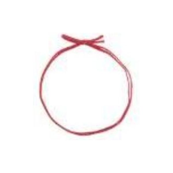 イグチ 装飾資材 平彩ゴム 二重片花結び 中74cm 赤 OKKH7274R 1ケース(1000個(100個×10))（直送品）