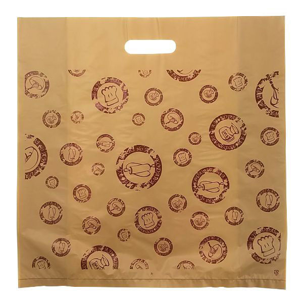 中川製袋化工 ポリ手提げ サンFバッグ D柄 大 S194586 1ケース(1000個(100個×10))（直送品）