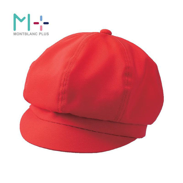住商モンブラン 店舗スタッフ用帽子 キャスケット レッド F SH003-71_F 1点（直送品）