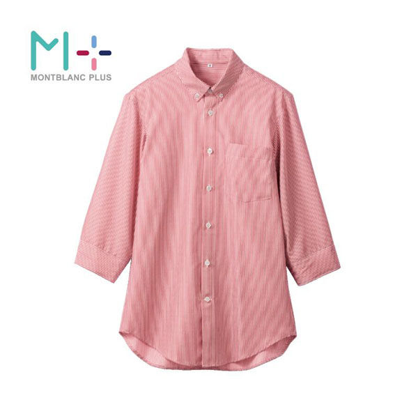 住商モンブラン 七分袖シャツ シャツ 兼用 7分袖 ワイン S SS002-72 SS002-72_S 1点（直送品）