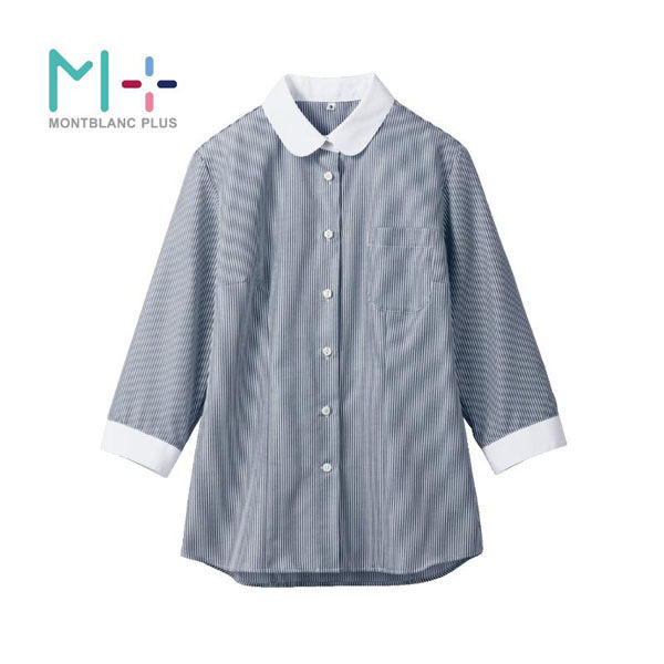 七分袖シャツ シャツ レディス 7分袖 グレー 住商モンブラン