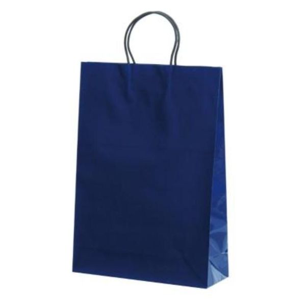 紙手提袋 ST プリティ 紺 パックタケヤマ