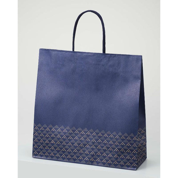 パックタケヤマ 紙手提袋 ST3才 みすみ (和モダン) XZT68323 1ケース(100個(25個×4))（直送品）