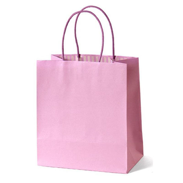 パックタケヤマ 紙手提袋 STカラーズ ラベンダー XZT68331 1ケース(100個(10個×10))（直送品）