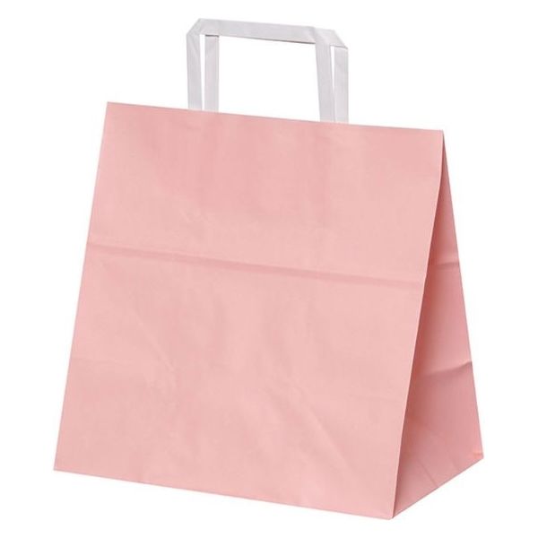 パックタケヤマ 紙手提袋 平紐手提袋 H平26 ピンク XZTT1014 1ケース(200個(50個×4))（直送品）