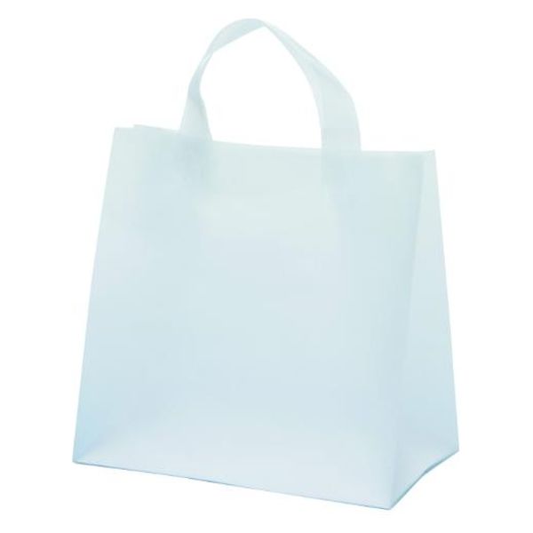 パックタケヤマ ポリ手提げ クレールバッグ 26 無地 XZV01094 1ケース(300個(10個×30))（直送品）