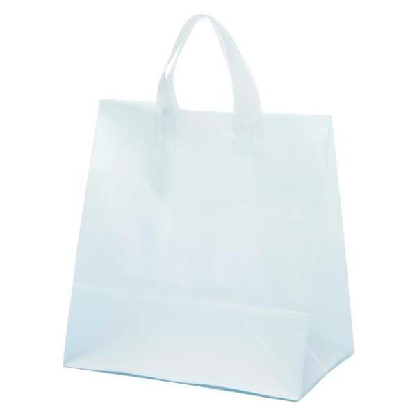 パックタケヤマ ポリ手提げ クレールバッグ 30 無地 XZV01096 1ケース(300個(10個×30))（直送品）