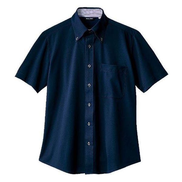 住商モンブラン ZK2712-9CB_SSS ニットシャツ 兼用 半袖 ネイビー SSS 1点（直送品）