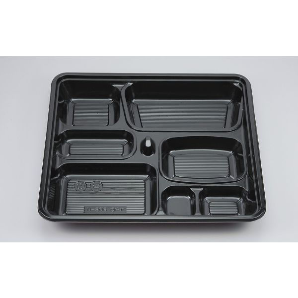 シーピー化成 仕出し弁当容器 U-206(B) 能登 本体 0116206001395 1袋(20個)（直送品）