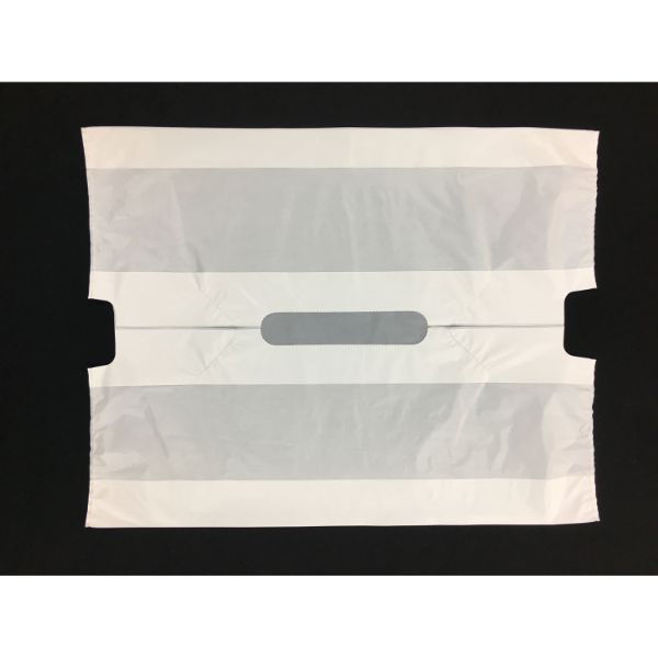 まつもと合成 レジ袋 無地バンバンバッグ No.4 乳白 00473369 1ケース(1000個(100個×10))（直送品）