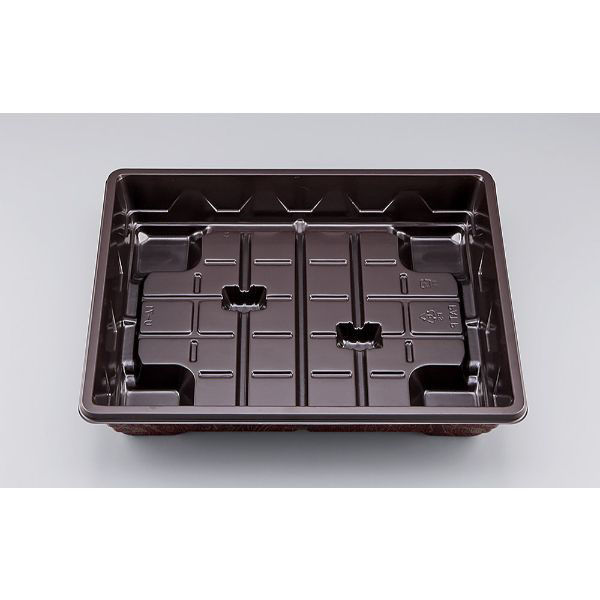 シーピー化成 仕出し弁当容器 U-71(B) 大輪 本体 0116071000505 1ケース(240個(20個×12))（直送品）