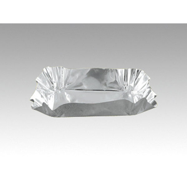 東洋アルミエコープロダクツ アルミカップ ホイルケース 長方形 100枚入 00015873 1袋（直送品）