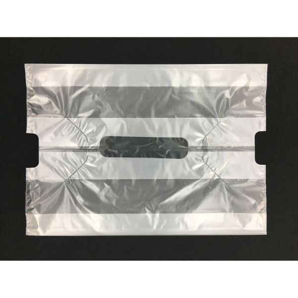 レジ袋 バンバンバッグ PIZAバンバン No.10 ナチュラル無地 半透明 00648935 1ケース(1500個(100個×15))（直送品）