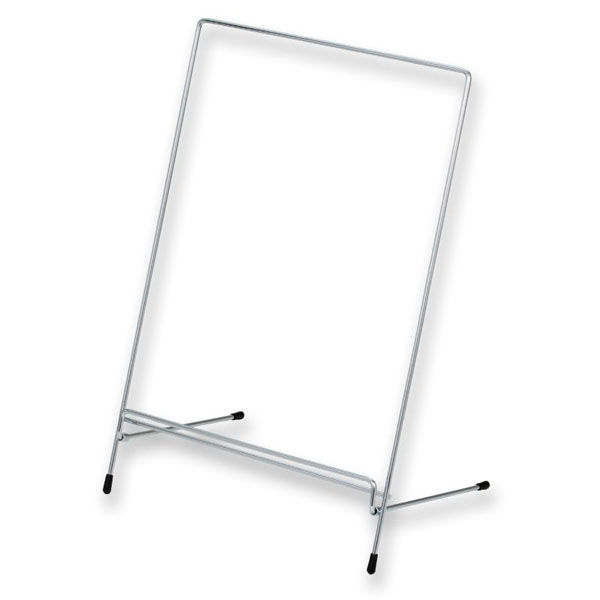 アスカ ブックスタンド フリースタンド LL シルバー DB524 1ケース(50個)（直送品）