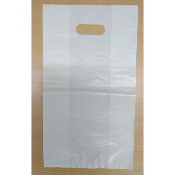 リュウグウ ポリ手提げ パン袋ベージュ無地 M 4830700 1ケース(1000個(100個×10))（直送品）