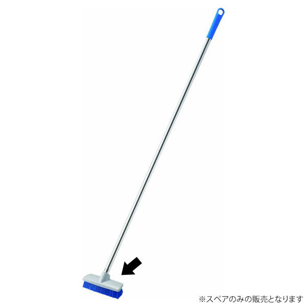 山崎産業 HG デッキブラシ180 BL(スペア) CL678-180U-SP-BL 1ケース(10個)（直送品）