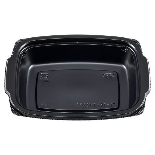 エフピコチューパ 弁当容器 FL-18-13(35) 黒本体(R) CP800985 1ケース(600個(50個×12))（直送品）