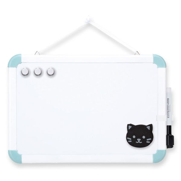 アスカ ホワイトボードS ブルー WB080B 1ケース(30個)（直送品）