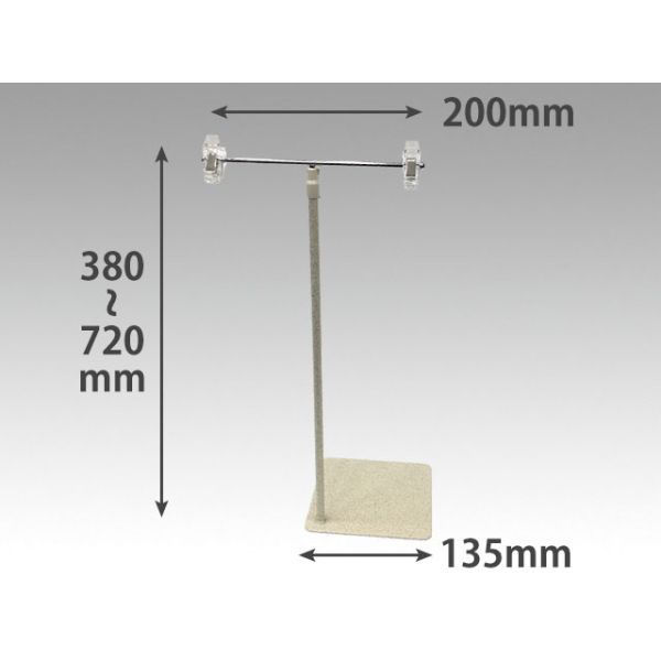 POPスタンド ポップスタンドコーナー 塗装 10本セット 305933 1ケース(10個)（直送品）