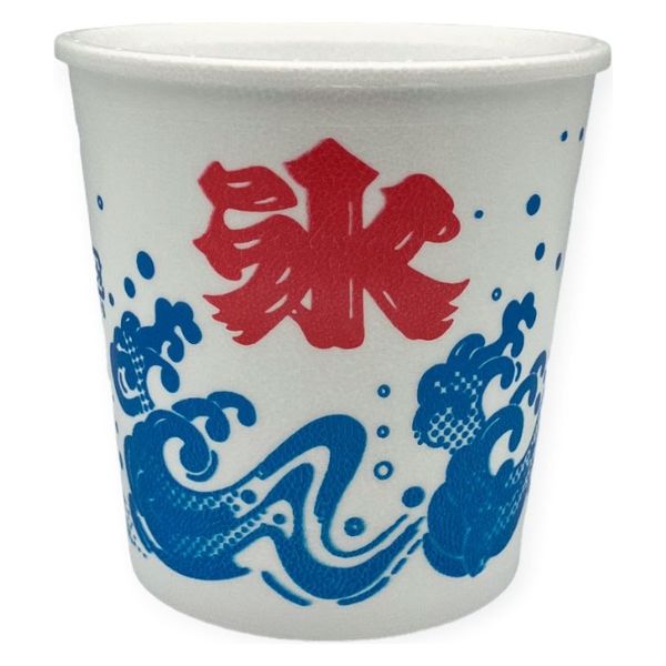 積水化成品中部 かき氷カップ エスレン 波氷 M 403777 1ケース(1000個(50個×20))（直送品）