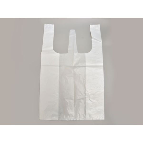 リュウグウ バイオマスレジ袋 バイオSDバッグ No.5-W(白) 649012 1袋(50個)（直送品）