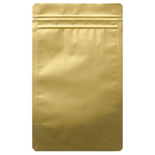 生産日本社 チャック付き袋 ラミジップ ALカラースタンド 金 AL-1216GD 43453 1ケース(1200個(50個×24))（直送品）