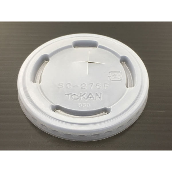 東罐興業 SCMー275ーF PS乳白アナ 蓋 162801 1ケース(2500個(100個×25))（直送品）