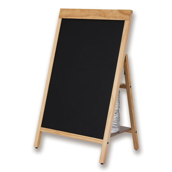 アスカ ブラックボード 転倒防止リバーシブルボード M BB033 1ケース(2個)（直送品）