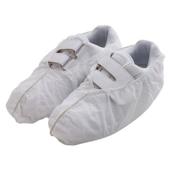 川西工業 7049 不織布使いきりシューズカバー 4枚入 1ケース(100個)（直送品）