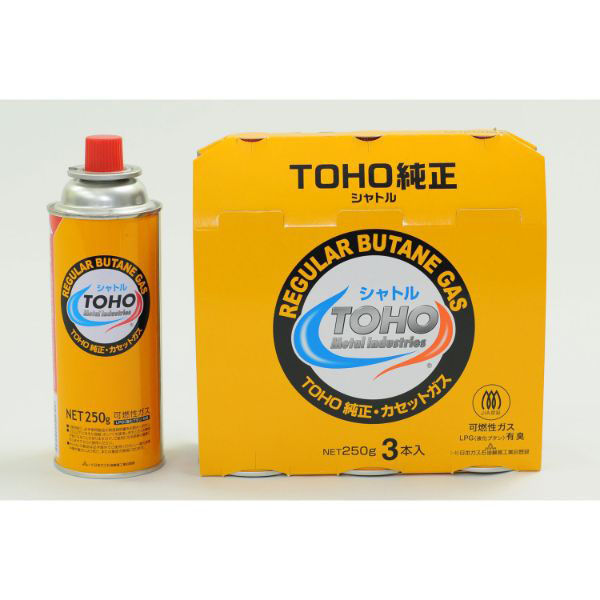 東邦金属工業 カセットボンベシャトル3本組 011252 1ケース(16個)（直送品）