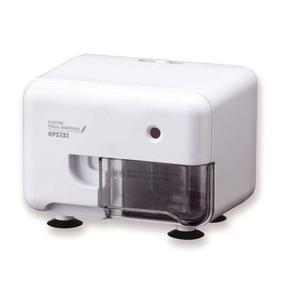 アスカ 筆記具 電動シャープナー ホワイト EPS131W 1ケース(12個)（直送品）