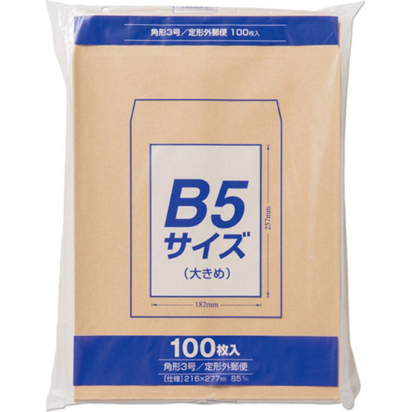 マルアイ クラフト封筒Z角3 85G 100枚 PK-Z138 1袋（直送品）