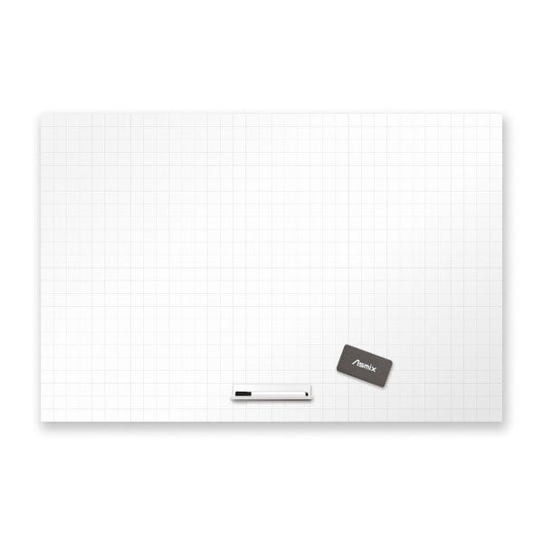 アスカ 抗菌ホワイトマグネットシート 暗線入り LL AWM08 1ケース(12個)（直送品）