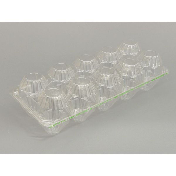 栗原製作所 卵パック 防虫ミシン目 上付細 10H M 袋無し 10個用 100002 1ケース(1500個)（直送品）