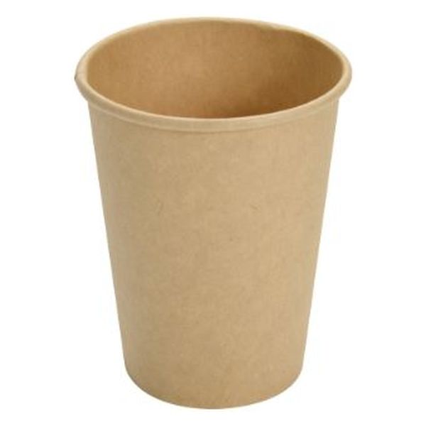 紙コップ 9オンス 未晒 275cc 563982 1袋(50個)（直送品）