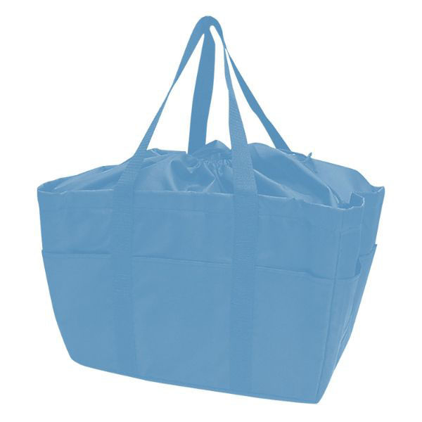 マツシロ 保冷バッグ 61HRM 無地 保冷エコマイバッグ スカイブルー 1ケース(40個)（直送品）