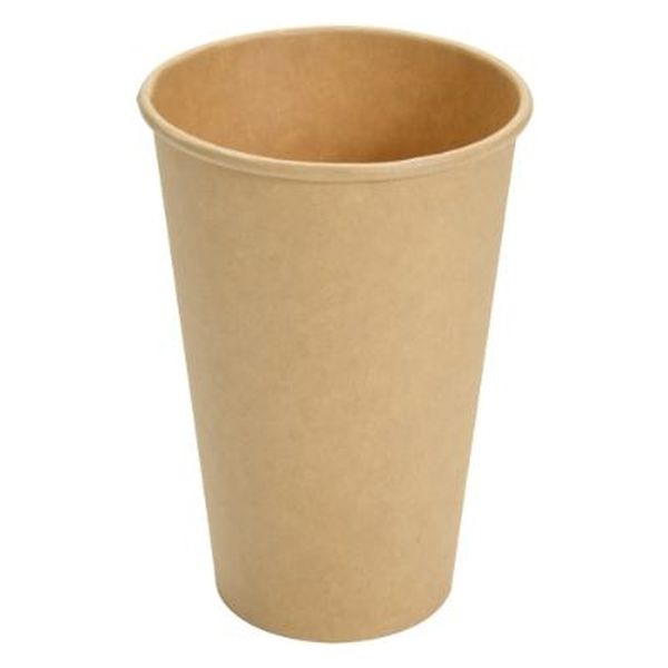 紙コップ 12オンス 未晒 360cc 563983 1ケース(1000個(50個×20))（直送品）