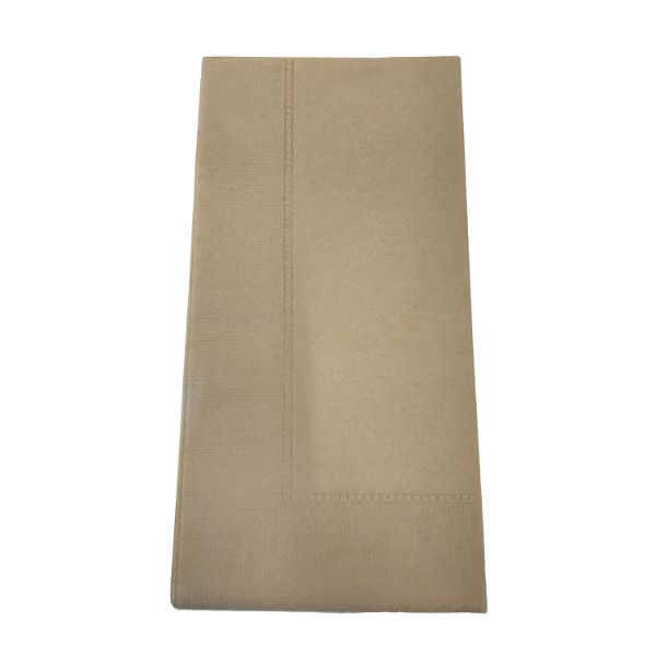 溝端紙工印刷 8ツ折ナフキン LUC-28 カラー2プライナプキン8折 カフェオレ 06 1ケース(2000個(50個×40))（直送品）