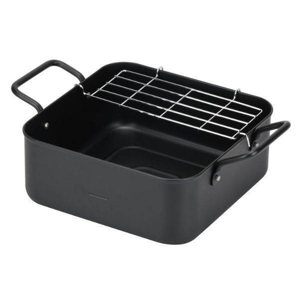 パール金属 揚げ物用品 広く使えるスクエア天ぷら鍋 20cm HB-5650 1袋（直送品）