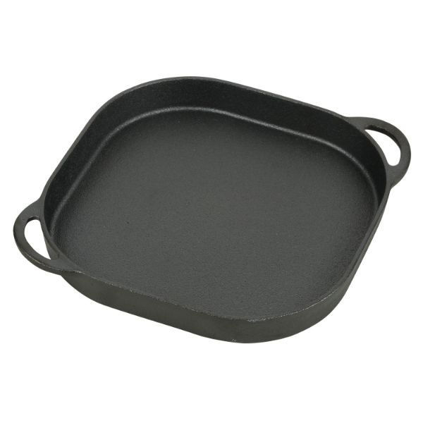 パール金属 調理器具 スプラウト 鉄鋳物製グリルプレート24×24cm(フラット) HB-6219 1ケース(6個)（直送品）