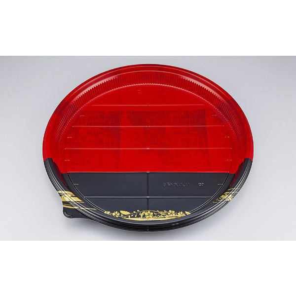 シーピー化成 寿司桶 NUN丸桶6 天佑赤 本体 0780506004035 1袋(10個)（直送品）