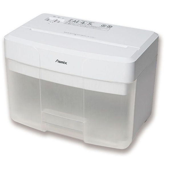 アスカ 事務備品 マイクロカットシュレッダー ホワイト S11MW 1点（直送品）