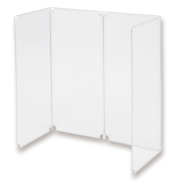 アスカ 飛沫対策品 折りたたみ透明パーテーション 小 VGP60 1ケース(10個)（直送品）
