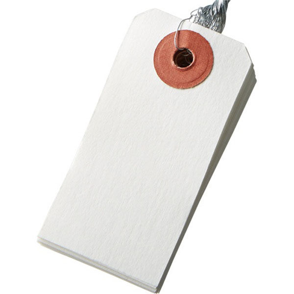 今村紙工 耐水紙 針金荷札 6号 豆 100枚入 TH-6 1ケース(100個)（直送品）