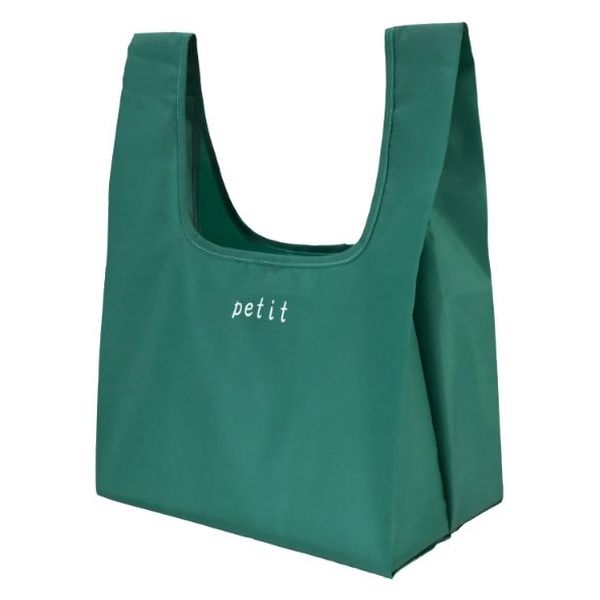 マツシロ エコバッグ 61EPU エコプチバッグ グリーン 1ケース(100個)（直送品）