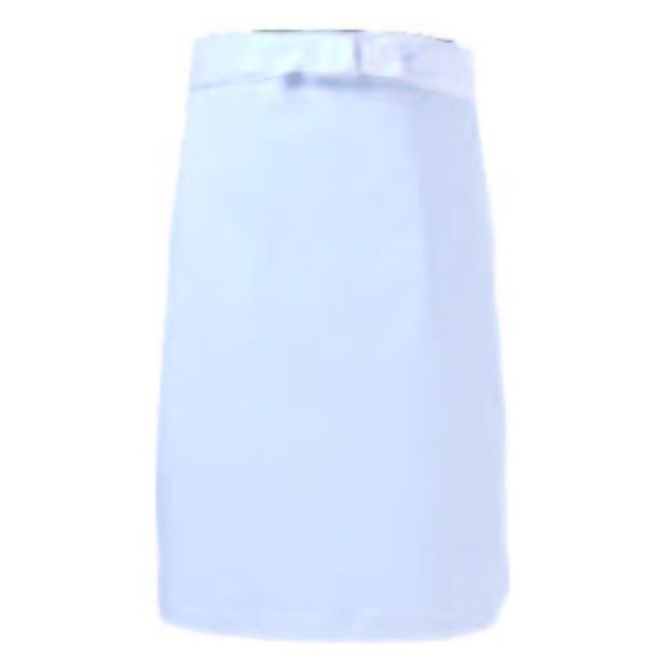 サンユニフォーム 厨房エプロン 調理前掛(ホワイト)LL 701-S491-LL 1ケース(100個)（直送品）