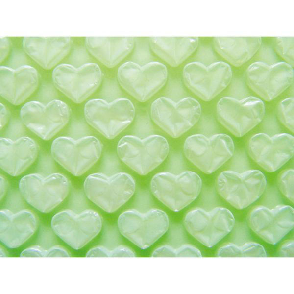 川上産業 プチプチ はぁとぷち ミルキーグリーン(2層品) 600mm×3m 14 1ケース(10個)（直送品）