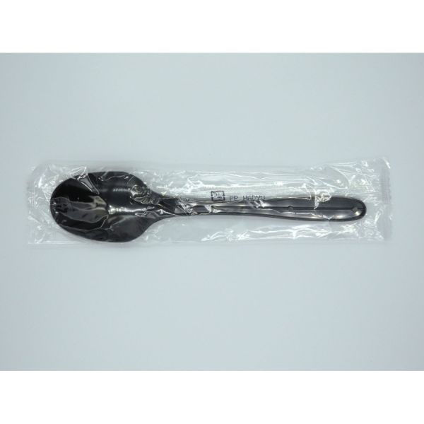 ホウケン産業 使い捨てスプーン スプーン160 ブラック 個包装 189 1ケース(3000個(100個×30))（直送品）