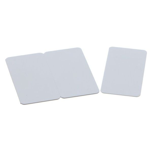 EVOLIS 陳列備品 3連タグカード(白無地)0.76mm 100枚入 C4521 1点（直送品）