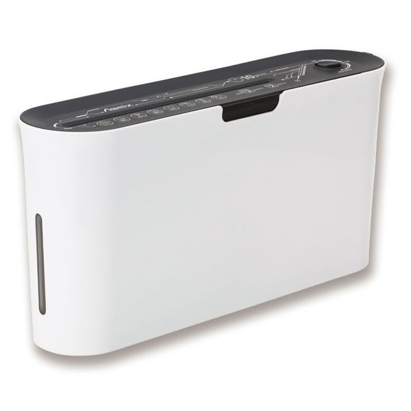 アスカ オフィス備品 クロスカットシュレッダー ホワイト B08W 1ケース(4個)（直送品）